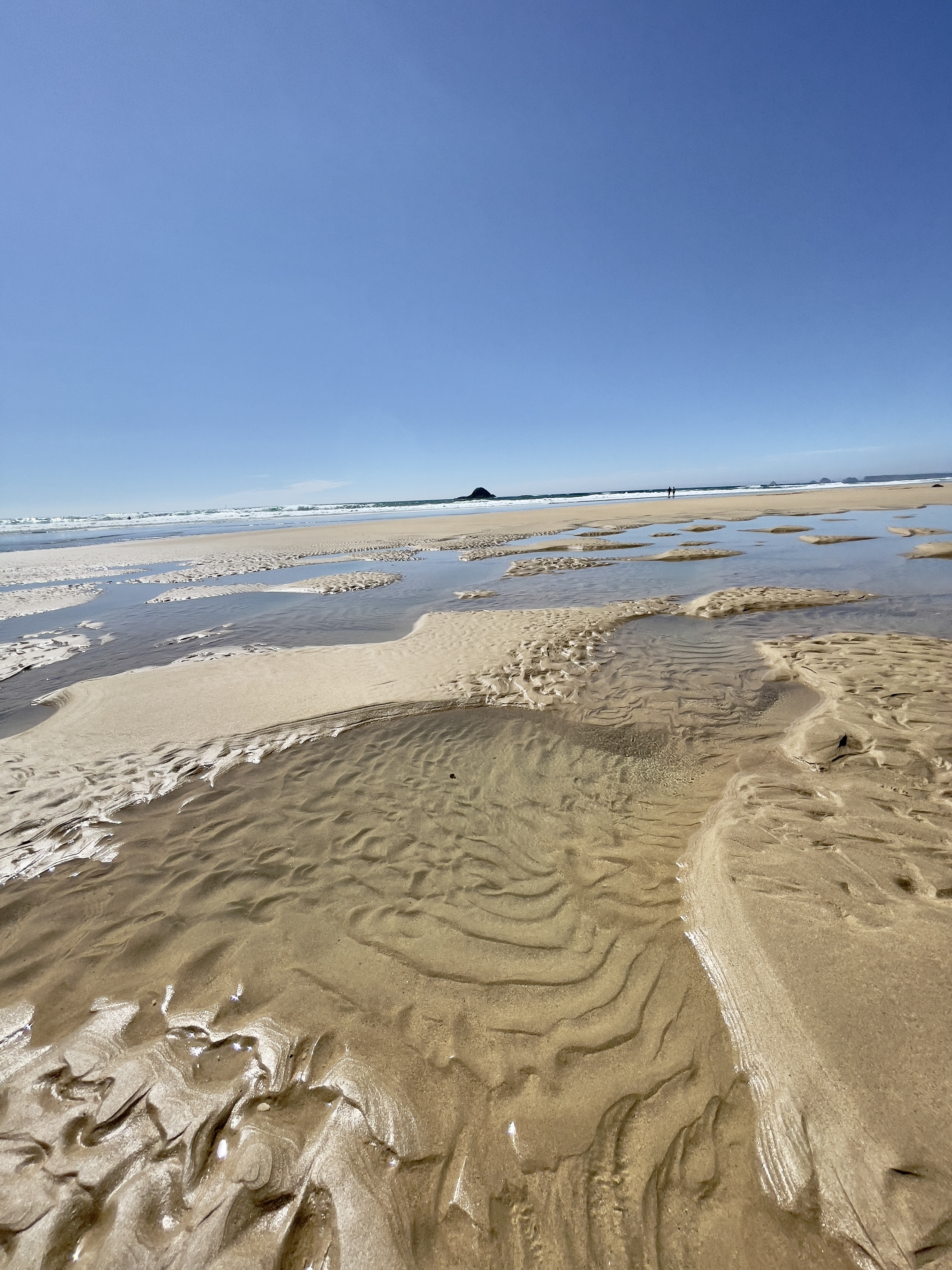 La plage du Palue crozon marée haute