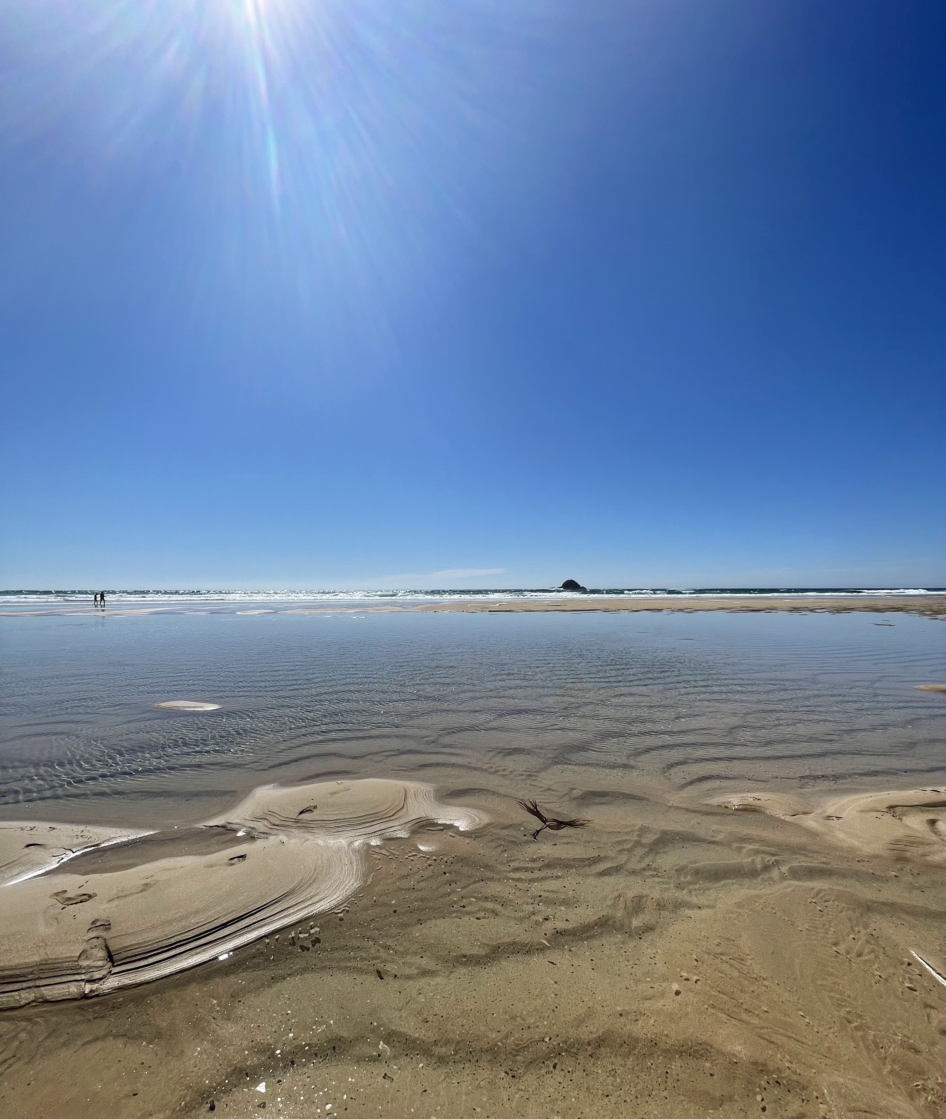 La plage du Palue crozon marée haute