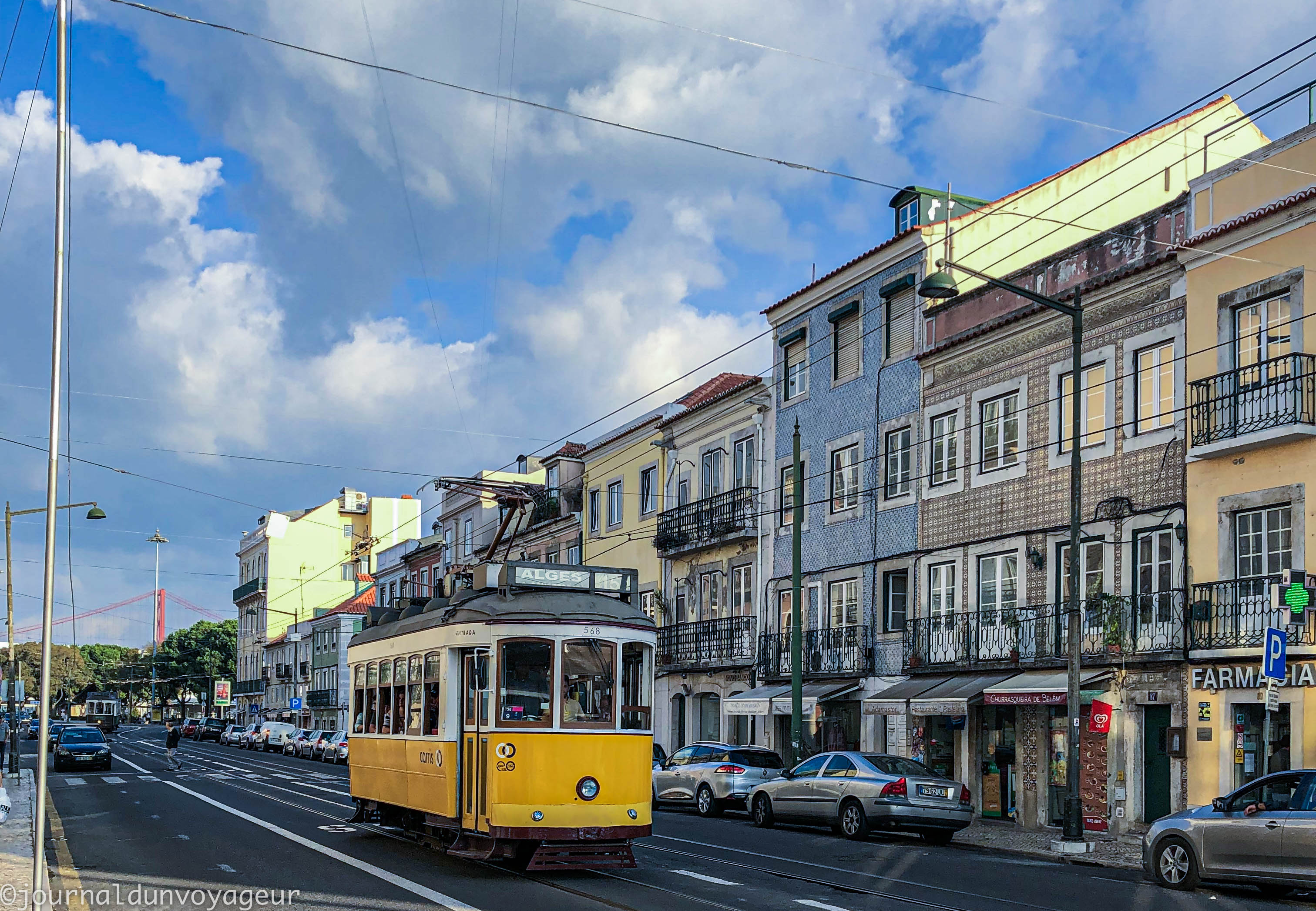 Lisbonne et ses trams jaune